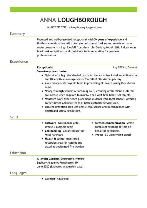 CV-ul Canva