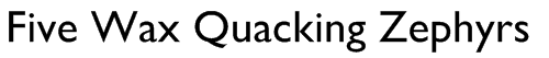Fontul Gill Sans