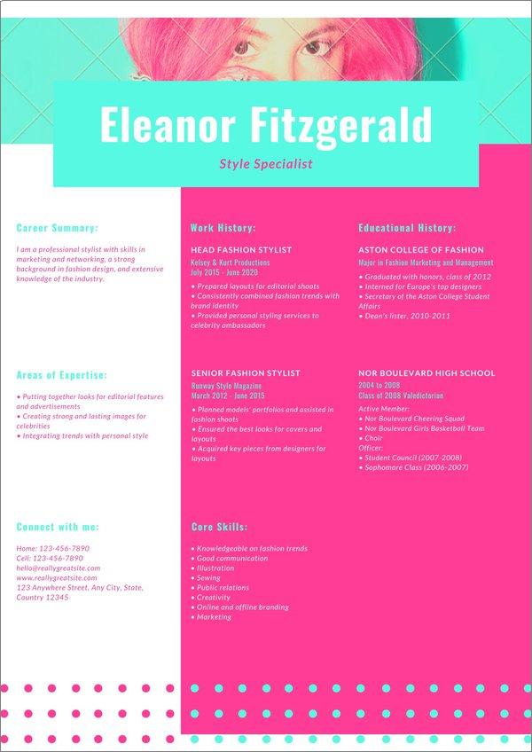 CV-ul Canva