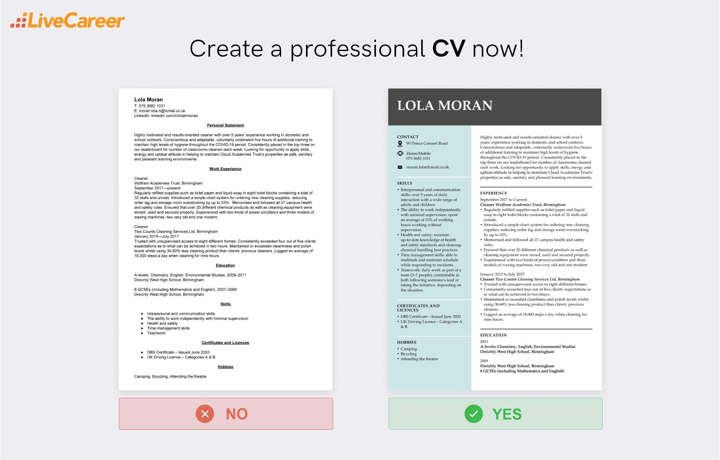 exemplu de CV pentru curator