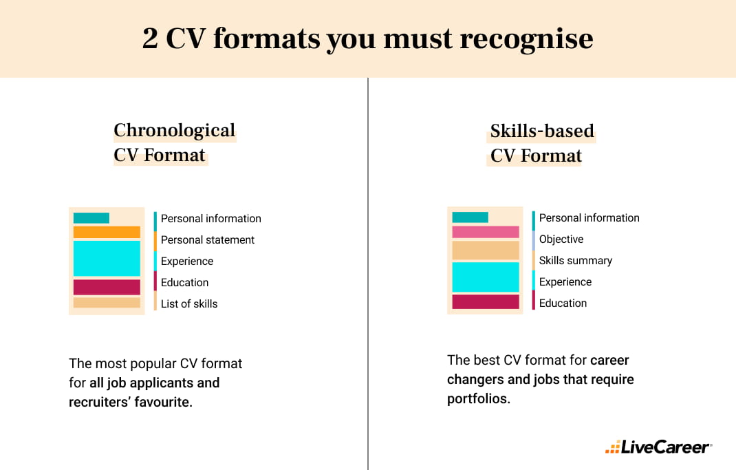 2 formate principale de CV