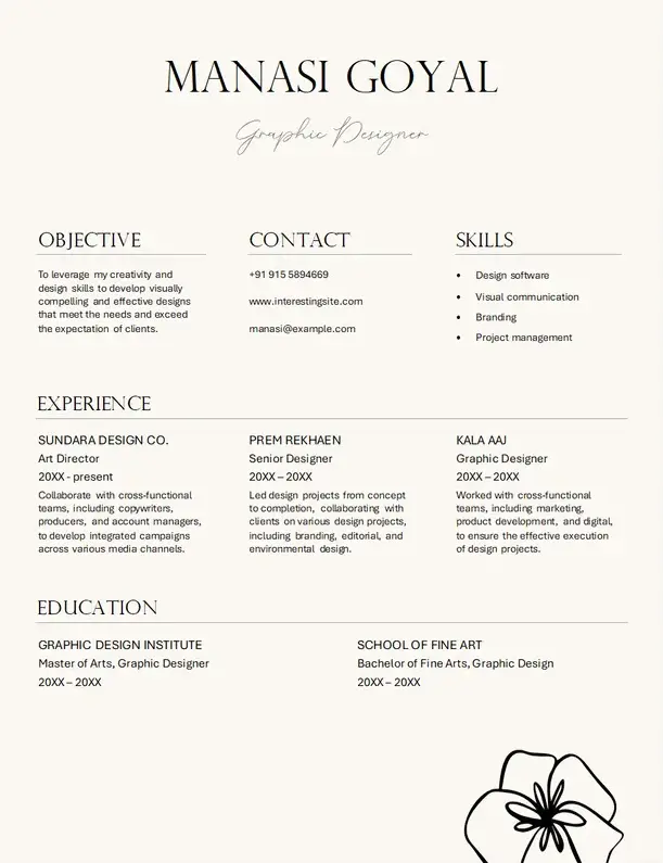 șablon CV simplu în Word
