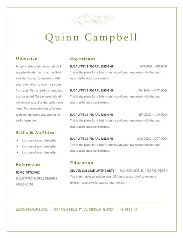 model de CV gratuit pentru Word