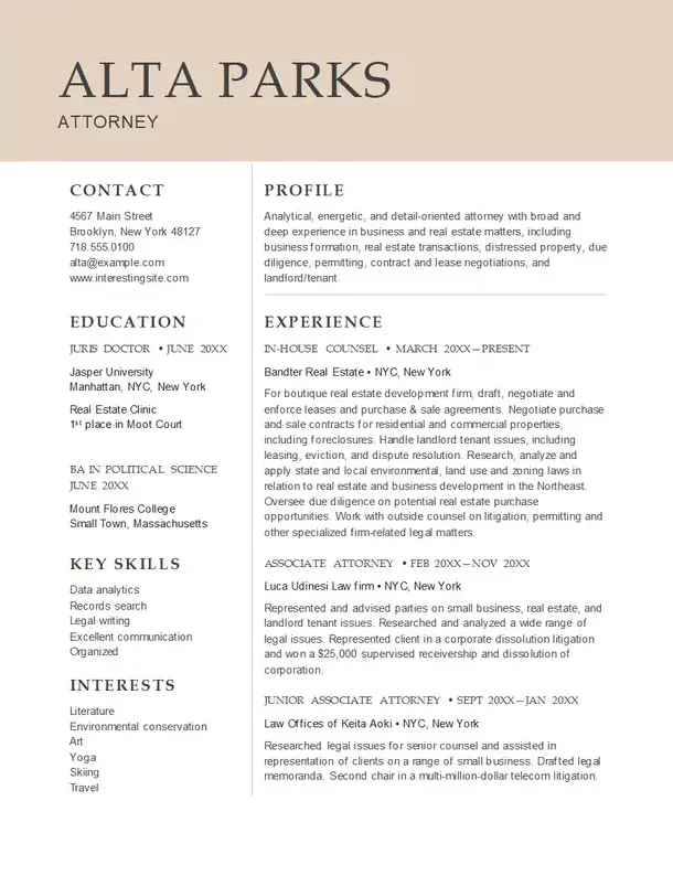 model simplu de CV pentru Word