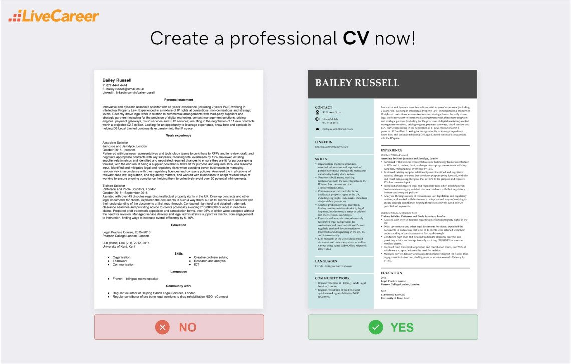 exemplu de CV juridic
