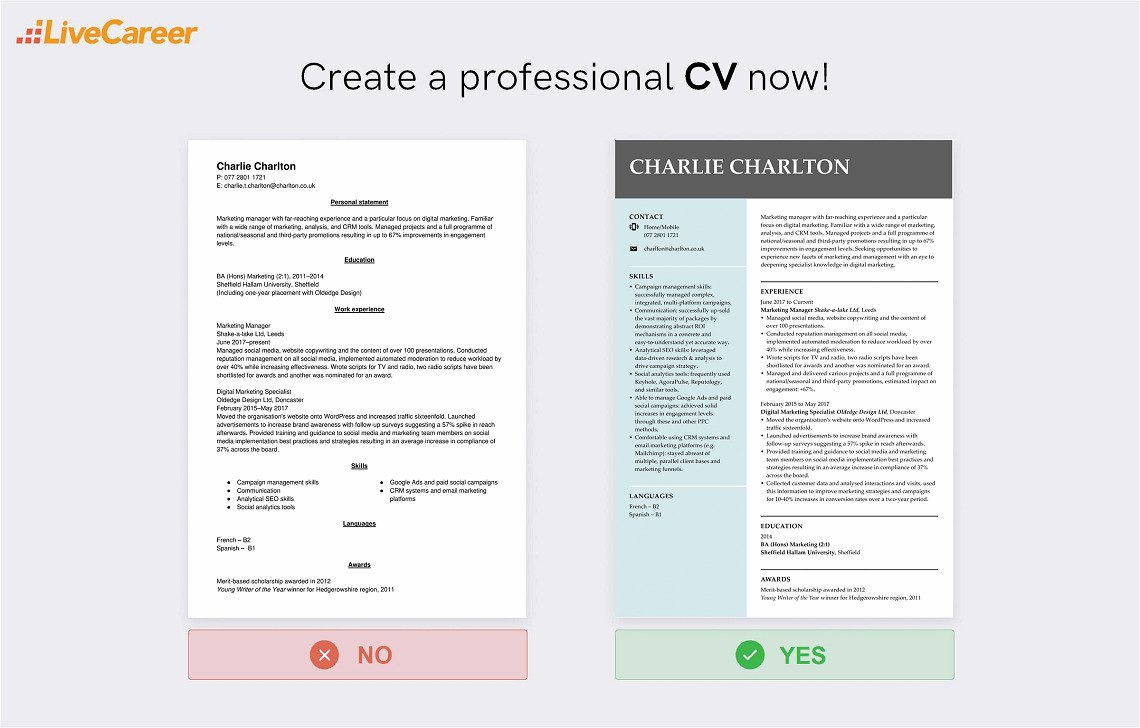 constructor de CV-uri