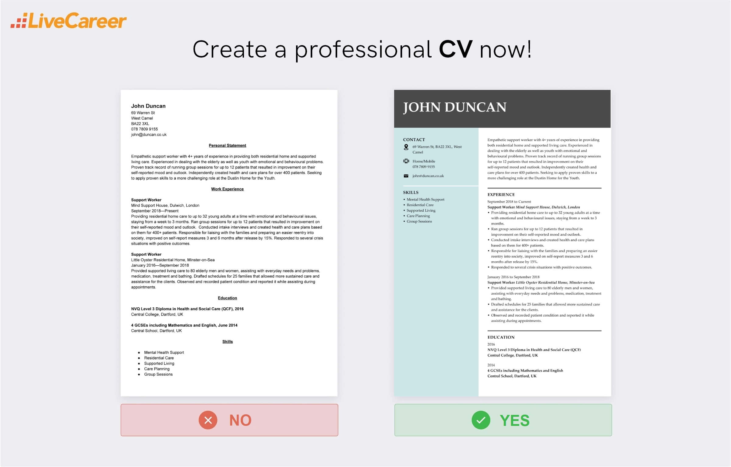 exemplu de CV pentru lucrător de sprijin